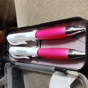 "Vanessa"  Stravina Hot Pink Personalized Refillable Pen and Pencil Set